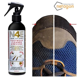 N4E Entrenadores de Zapatos Botas Limpiador Restaurar Revivir Cuidado Limpieza Bomba Spray - Imagen 1 de 12