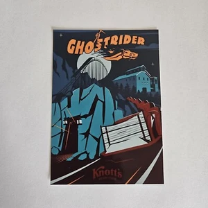 Envío gratuito el mismo día Knott's Ghostrider póster imán 3,5 x 5 o 4 x 6 pulgadas - Imagen 1 de 1