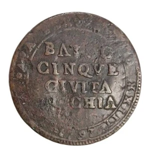 HN Civitavecchia. Roman Republic Under Pius VI (1798-1799). 5 Baj B131 - Picture 1 of 2