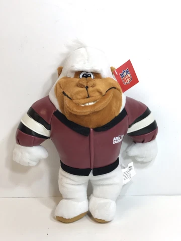 2001 NFL Play by Play 12" Arizona Cardinals RARE White Gorilla Plush New W Tags Cover
