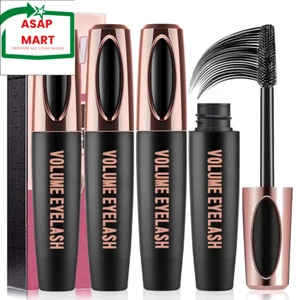 3 PCS 4D Silk Fiber Lash Mascara Waterproof Mascara Eyelash Extension Thicker Vo - Picture 1 of 12