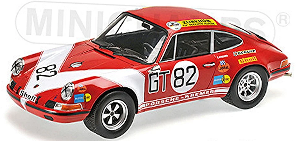 Porsche 911 S Kremer Racing Team Classe Vincitore 1971 #82 Neuhaus 1:18 Minic - Immagine 1 di 1