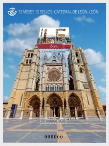 Spain - "ARCHITECTURE ~ LEON CATHEDRAL" Unique MS 2018 - Picture 1 of 6