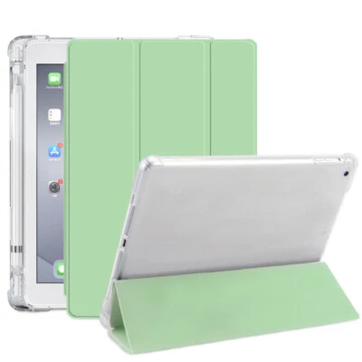For iPad Pro 11 Air 5/4 10.9 9th 8th 7th Smart Case Stand Cover With Pencil Slot - Image 1 of 4