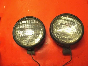 Vintage Truck Fog Running Lights 5" Diameter-USED--PAIR - Picture 1 of 5
