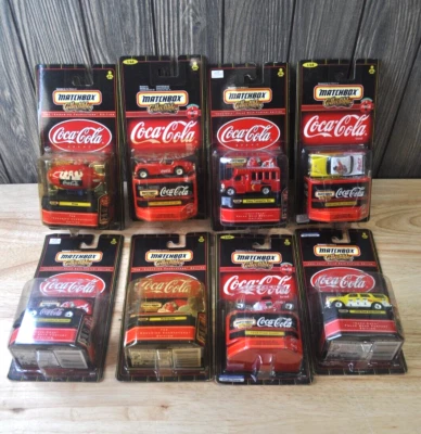 Lot Of 8 Matchbox Collectibles Coca-Cola Vehicles *Sealed* - Image 1 of 4