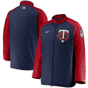 Minnesota Twins Nike Authentic Collection Dugout Full-Zip Jacket Men’s Large - Picture 1 of 3