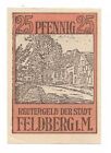 # (o) Reutergeld Feldberg i.M. 1922 "25 Pfennig"  (* 114 *)  {G 006}