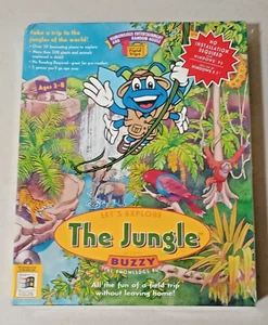 NEW SEALED Let's Explore the Jungle With Buzzy PC CD Rom Windows Games Big Box - Picture 1 of 4