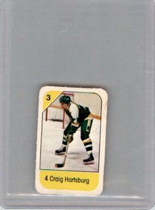 1982-83 POST CEREAL MINI NHL HOCKEY CARD CRAIG HARTSBURG MINNESOTA NORTH STARS