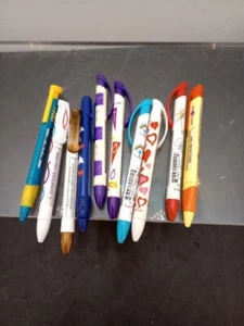 10 Different Christian Clickable Phrases Ink Pens Blue And Black Ink New #1 - Picture 1 of 5