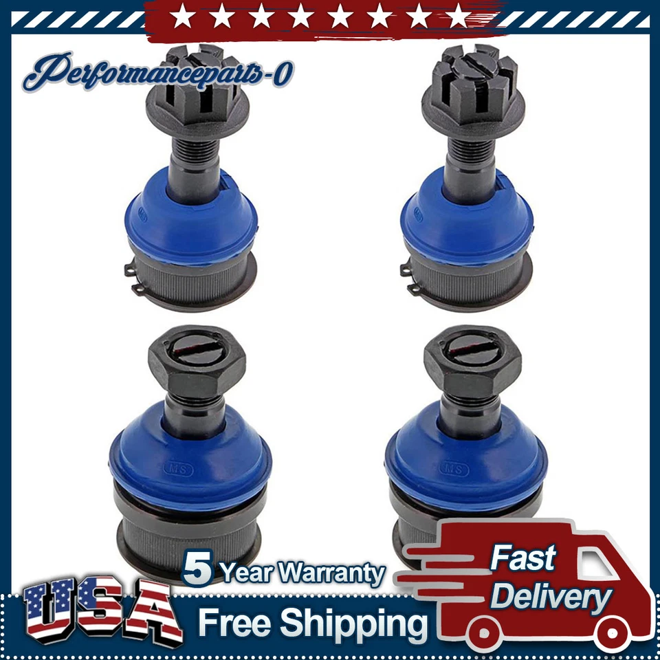 4 rótulas de suspensión delanteras superiores delanteras inferiores Mevotech para Ford Bronco Foto 1 de 4