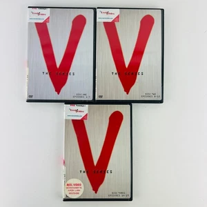 V - The Series Alien Invasion TV Series Episodes 1-19 DVD 3 Disc Set - Picture 1 of 2