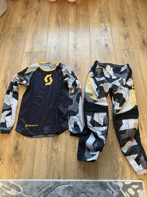 Scott 350 Series Motocross Jersey And Pants Kids - Image 1 of 4