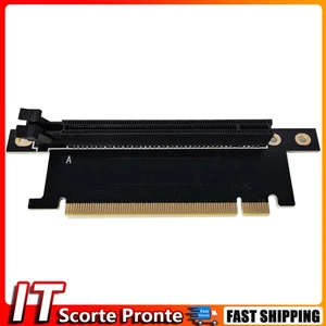 PCIe X16 Riser Card 90 Degree Right Angle PCI Express X16 Graphics Card Adapter - Zdjęcie 1 z 9
