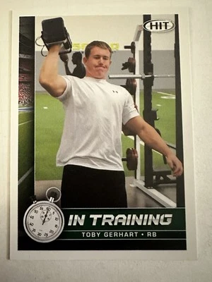 2010 SAGE Hit In Training Toby Gerhart #75 Rookie RC - Image 1 of 2
