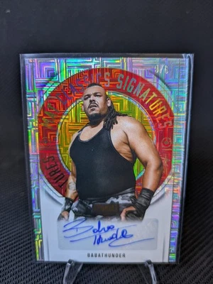 Antología de combate Panini 2025 - Mat Classics Signatures - Babathunder #4/8 Foto 1 de 2