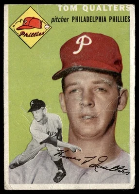 1954 Topps Tom Qualters Rookie LOW GRADE Set Break #174 - Image 1 of 2