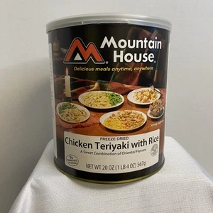 Mountain House Pollo Teriyaki con Riso #10 Lattina Conservazione Alimenti Liofilizzato - Foto 1 di 5