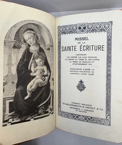 1947 Belgian Pocket Holy Week Missal Catholic Prayer Book In French - Picture 1 of 6