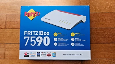 AVM FRITZ!Box 7590 International Modem Router Wi-Fi AC VDSL/ADSL — Usato - Immagine 1 di 4