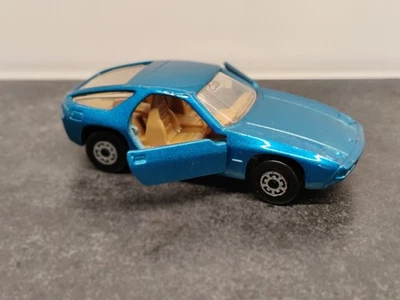 Vintage 1979 Matchbox Superfast Porsche 928 No 59 Azul-petróleo Portas de Abertura Lesney - Imagem 1 de 4