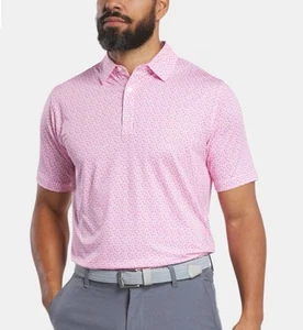 Camisa de golf Foot Joy para hombre floral rosa/blanco talla L nueva con etiquetas - Imagen 1 de 13