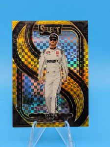 Tanner Gray 2025 Panini Select NASCAR Trackside Gold Power Plaid Prizm FOTL /13 - Bild 1 von 2