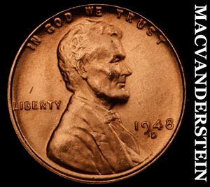 1948-D Lincoln Wheat Cent - Choice Gem Brilliant Uncirculated No Reserve #F3111 - Picture 1 of 2