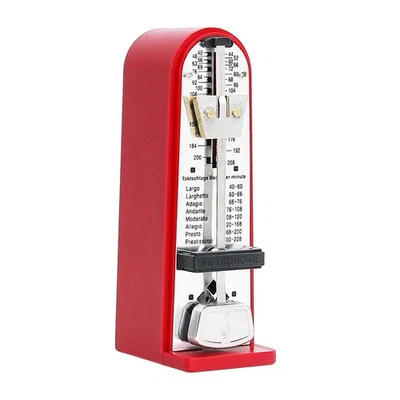 机械节拍器金属便携式专业红色 — 第 1/4 张图片