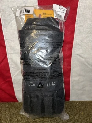 Guantes aislantes impermeables Carhartt para hombre GL0511-M todos negros talla grande nuevos con etiquetas Foto 1 de 4