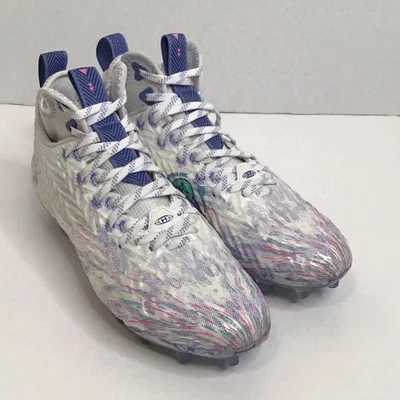 Under Armour Spotlight Clone Womens 3026342-100 White Football Cleats Size 9 - Image 1 of 4