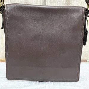 Coach alte Schultertasche A4 Aufbewahrung dunkelbraun - Bild 1 von 10