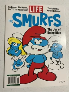 Life Magazine 2025  The Smurfs  The Joy of Being Blue NEW - Imagen 1 de 10