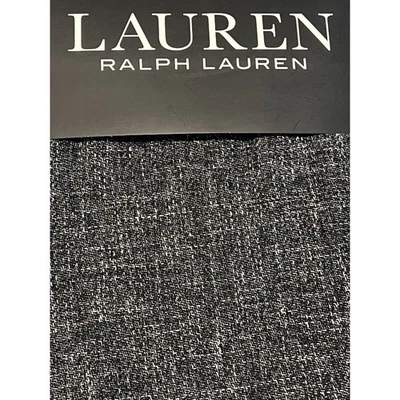 "2 cortinas Ralph Lauren BARRINGTON paneles de ventana 54x96"" negro blanco gris" Foto 1 de 4