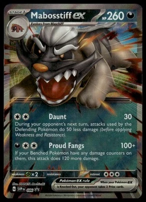 SV: Scarlet & Violet Promo Cards #086 Mabosstiff ex - Image 1 of 2