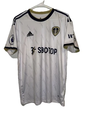 Brenden Aaronson #7 Leeds United Adidas 2022-23 Home Kit Jersey Shirt Size M   - Image 1 of 4