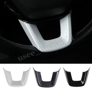 Steering Wheel U Frame Cover Trim For Honda Civic 2022-2025 Gloss Black/White - Picture 1 of 23