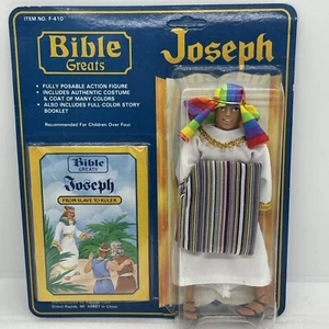 1987 Vintage Rainfall BIBLE GREATS Joseph SEALED Action Figure 7.5” with Booklet - Picture 1 of 8