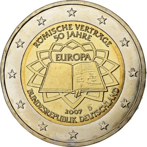 [#1287487] Germany, 2 Euro, Traité de Rome, 2007, Bi-Metallic, MS, KM:247 - Picture 1 of 2