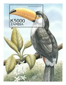 Zambia 2000 - Birds of the World Toucan - Souvenir Sheet - Scott 890 - MNH - Picture 1 of 1