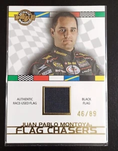 2008 WHEELS HIGH GEAR JUAN PABLO MONTOYA FLAG CHASERS BLACK FLAG 46/89 - Picture 1 of 2