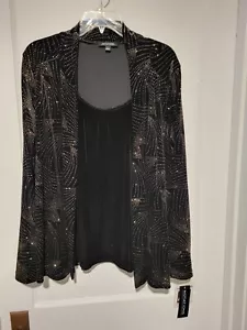 NWT Notations Two Fer Twin Set The Look of 2 Pieces In One Size L #194 - Picture 1 of 3