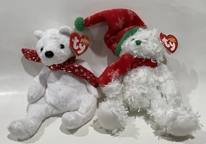 TY Beanie Babys "Holidays" & "2000 Holiday Teddy" (neuwertig) - Bild 1 von 9