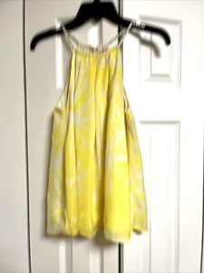 Top halter forrado amarillo/marfil Lilly Pulitzer para Target Pineapple Punch talla XS - Imagen 1 de 9