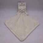 New So Dreamy White Teddy Bear Baby Security Blanket Lovey SL Home Fashions