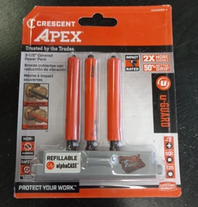 Crescent Apex 3 1/2" Covered Power Pack 3 Stück mit AlphaCase (Nr. 2, SQ2, T25) - Bild 1 von 2