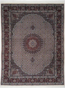 Moud Teppich Rug Carpet Tapis Tapijt Tappeto Alfombra Orient Perser Herati Mahi - Picture 1 of 1