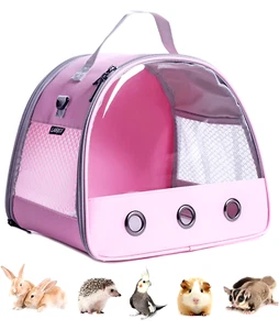 Guinea Pig Travel Carrier Cage, Small Animals Carrier for Hamster Bearded Dragon - Picture 1 of 11