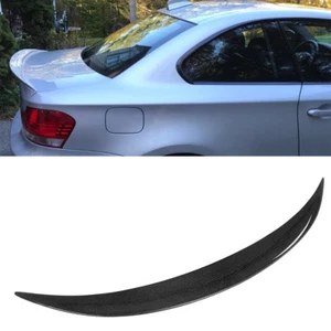 CARBON FIBER For BMW 1er E82 Coupe P TYPE REAR TRUNK SPOILER 07-13 - Picture 1 of 4
